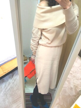 「blanchic（ブランシック）のアイテム」を使った、maikaさん（レディース・165cm）の冬コーディネート