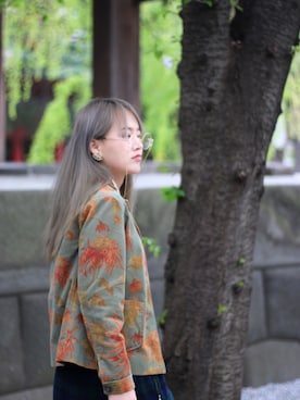 「DGRACE（ディグレース）のアイテム」を使った、Sunsetwindさん（レディース・168cm）の春コーディネート