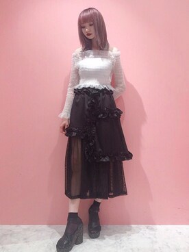 「LILICIOUS（リリシャス）のアイテム」を使った、𝒮𝒶𝓎𝒶𝓀𝒶さん（レディース・154cm）の秋コーディネート