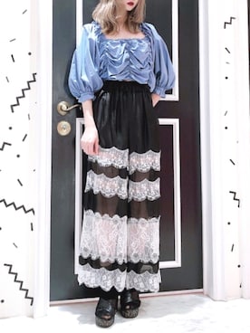 「lilLilly（リルリリー）のアイテム」を使った、𝒮𝒶𝓎𝒶𝓀𝒶さん（レディース・154cm）の秋コーディネート