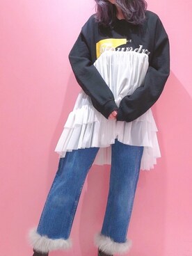 「lilLilly（リルリリー）のアイテム」を使った、𝒮𝒶𝓎𝒶𝓀𝒶さん（レディース・154cm）の冬コーディネート