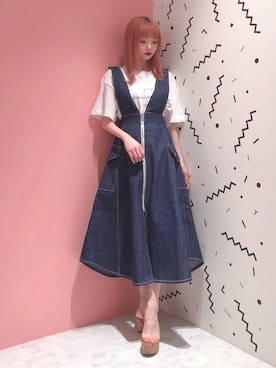 「lilLilly（リルリリー）のアイテム」を使った、𝒮𝒶𝓎𝒶𝓀𝒶さん（レディース・154cm）の春コーディネート