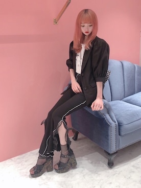 「リルリリー」｜「アイテム（アクセサリー）」を使った、𝒮𝒶𝓎𝒶𝓀𝒶さん（レディース・154cm）の春コーディネート
