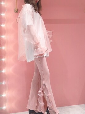 「LILICIOUS（リリシャス）のアイテム」を使った、𝒮𝒶𝓎𝒶𝓀𝒶さん（レディース・154cm）の春コーディネート
