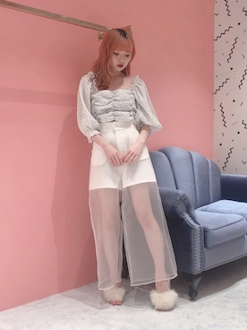 「LILICIOUS（リリシャス）のアイテム」を使った、𝒮𝒶𝓎𝒶𝓀𝒶さん（レディース・154cm）の春コーディネート