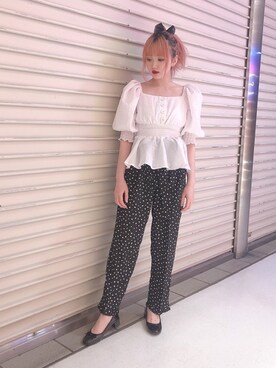 「LILICIOUS（リリシャス）のアイテム」を使った、𝒮𝒶𝓎𝒶𝓀𝒶さん（レディース・154cm）の春コーディネート