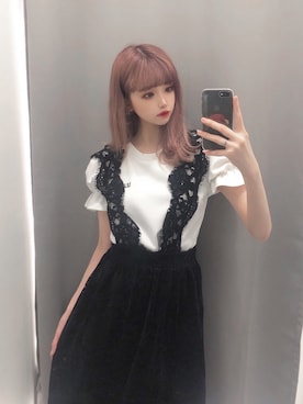 「白T」｜𝒮𝒶𝓎𝒶𝓀𝒶さん（レディース・154cm）の春コーディネート