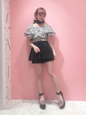 「LILICIOUS（リリシャス）のアイテム」を使った、𝒮𝒶𝓎𝒶𝓀𝒶さん（レディース・154cm）の夏コーディネート