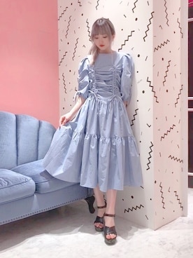 「LILICIOUS（リリシャス）のアイテム」を使った、𝒮𝒶𝓎𝒶𝓀𝒶さん（レディース・154cm）の夏コーディネート