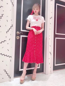 LILICIOUS（リリシャス）の「ラメコルクヒールクリアミュール
