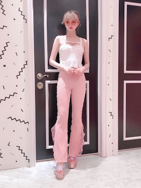 「lilLilly（リルリリー）のアイテム」を使った、𝒮𝒶𝓎𝒶𝓀𝒶さん（レディース・154cm）の夏コーディネート