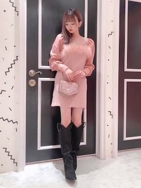 「lilLilly（リルリリー）のアイテム（ワンピース/ドレス）」を使った、𝒮𝒶𝓎𝒶𝓀𝒶さん（レディース・154cm）の秋コーディネート