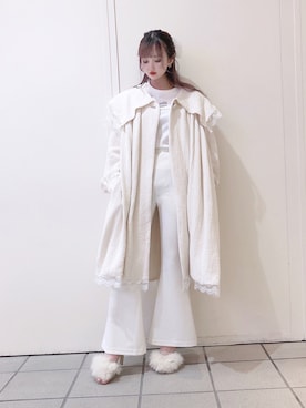 「LILICIOUS」｜「アイテム（その他アウター）」を使った、𝒮𝒶𝓎𝒶𝓀𝒶さん（レディース・154cm）の秋コーディネート