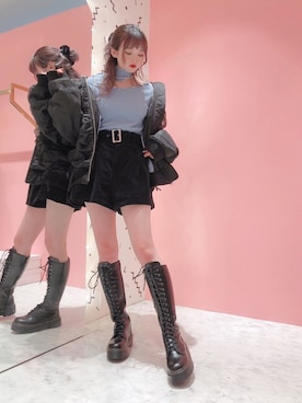 「LILICIOUS」｜「アイテム（ジャケット/アウター）」を使った、𝒮𝒶𝓎𝒶𝓀𝒶さん（レディース・154cm）の冬コーディネート