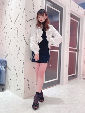 「lilLilly（リルリリー）のアイテム（ワンピース/ドレス）」を使った、𝒮𝒶𝓎𝒶𝓀𝒶さん（レディース・154cm）の春コーディネート