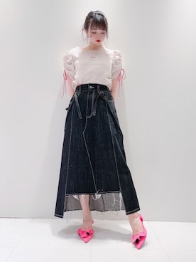 「PAIN（ペイン）のアイテム」を使った、𝒮𝒶𝓎𝒶𝓀𝒶さん（レディース・154cm）の春コーディネート