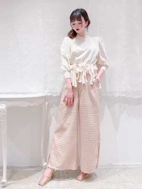 「lilLilly（リルリリー）のアイテム」を使った、𝒮𝒶𝓎𝒶𝓀𝒶さん（レディース・154cm）の春コーディネート