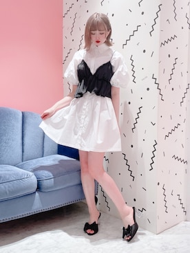 「PAIN（ペイン）のアイテム」を使った、𝒮𝒶𝓎𝒶𝓀𝒶さん（レディース・154cm）の夏コーディネート