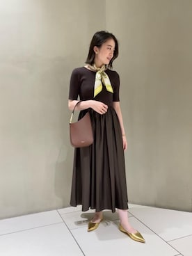 「ビジネス」｜「アイテム（ワンピース/ドレス）」を使った、MIOさん（レディース・156cm）の夏コーディネート