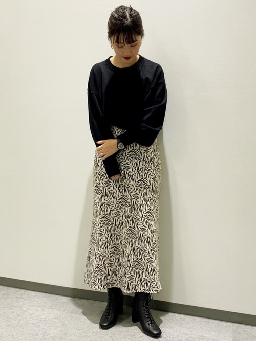 LOWRYS FARM �g�ˎ��p���Ryuka����̃j�b�g/�Z�[�^�[�u�E�X���`���`�v���I�[�o�[�@839161�iLOWRYS FARM�b���[���[�Y�t�@�[���j�v���g�����R�[�f�B�l�[�g