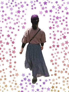 「SpRay PREMIUM（スプレイプレミアム）のアイテム（スカート）」を使った、Julieさん（レディース・150cm）の春コーディネート