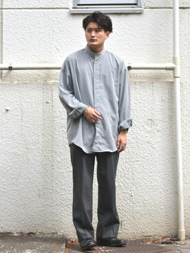 「LHME（エルエイチエムイー）のアイテム」を使った、Sasaki Daisukeさん（メンズ・175cm）の春コーディネート
