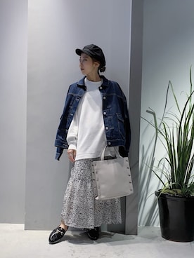 「COLONY 2139（コロニートゥーワンスリーナイン）のアイテム（ブルゾン）」を使った、Rin  さん（レディース・150cm）の春コーディネート