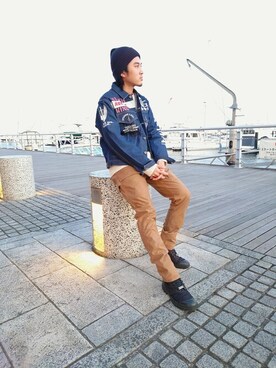 浩樹さん（メンズ・173cm）の冬コーディネート