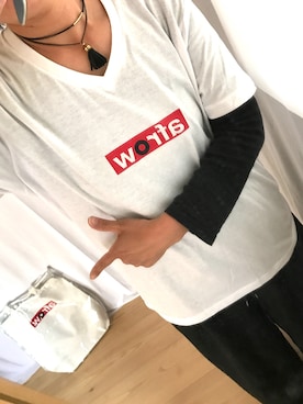 「白と黒」｜afrowさん（レディース・153cm）の春コーディネート