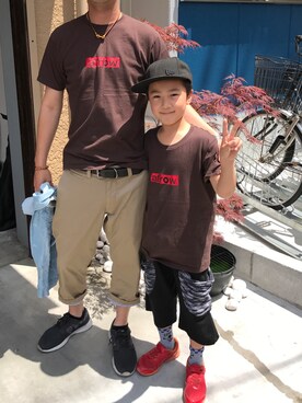 「AZUL by moussy（アズールバイマウジー）のアイテム（デニムジャケット）」を使った、afrowさん（メンズ・170cm）の夏コーディネート