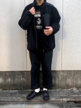 「ENGINEERED GARMENTS」｜「アイテム（その他アウター）」を使った、やなさん（メンズ・174cm）の冬コーディネート