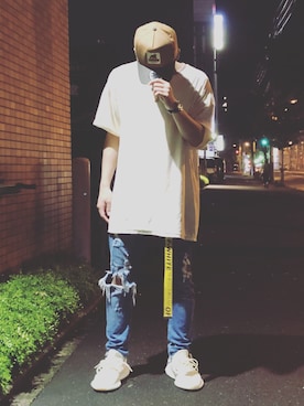 「ストリート系」｜「アイテム（アナログ腕時計）」を使った、しょーごさん（メンズ・169cm）の冬コーディネート