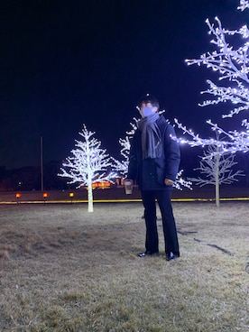 かさしょうさん（メンズ・172cm）の冬コーディネート