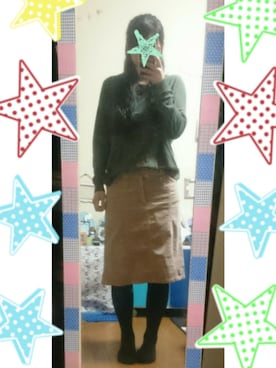 「カーキ×ピンク」｜Rin :)さん（レディース・165cm）の春コーディネート