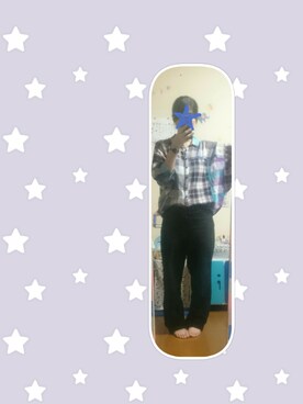 「RETRO GIRL（レトロガール）のアイテム（パンツ、ブラック系）」を使った、Rin :)さん（レディース・165cm）の春コーディネート