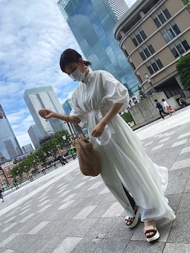 Riiさん（レディース・156cm）の夏コーディネート