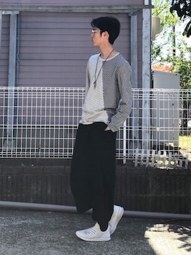 HIROMUさん（メンズ・185cm）の春コーディネート