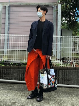 HIROMUさん（メンズ・185cm）の夏コーディネート