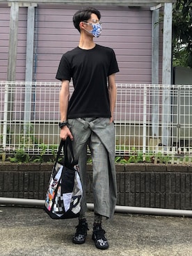 HIROMUさん（メンズ・185cm）の夏コーディネート