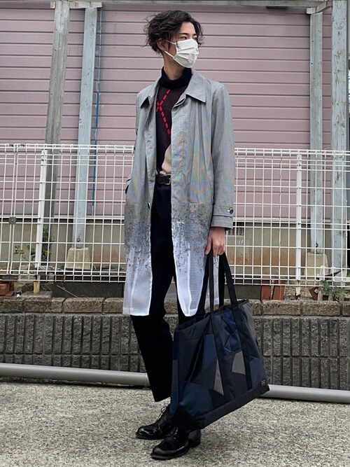 ANREALAGE（アンリアレイジ）の「CLEAR GRADATION STAIN COLLAR