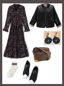 「muse muse（ミューズミューズ）のアイテム」を使った、ノンタンさん（レディース・165cm）の春コーディネート