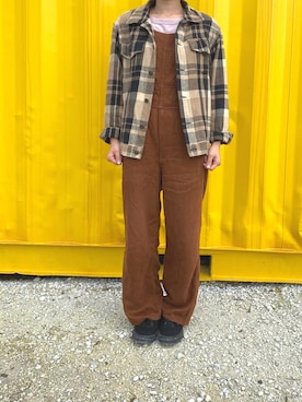 「WOOLRICH（ウールリッチ）のアイテム（ブルゾン）」を使った、nozさん（レディース・154cm）の秋コーディネート