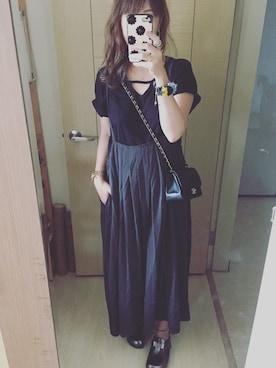 「MichaelKors」｜「アイテム（ワンピース/ドレス）」を使った、Winnie C 🇹🇼さん（レディース・163cm）の夏コーディネート