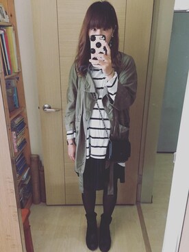 「Current/Elliott（カレントエリオット）のアイテム」を使った、Winnie C 🇹🇼さん（レディース・163cm）の秋コーディネート