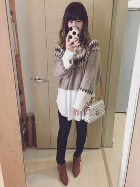 Winnie C 🇹🇼さん（レディース・163cm）の冬コーディネート