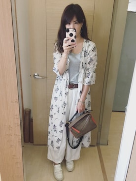 「LOEWE」｜「アイテム（その他アウター）」を使った、Winnie C 🇹🇼さん（レディース・163cm）の夏コーディネート