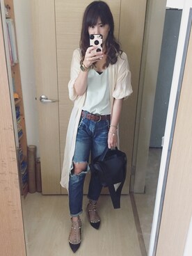 「fifth（フィフス）のアイテム（キャミソール）」を使った、Winnie C 🇹🇼さん（レディース・163cm）の秋コーディネート