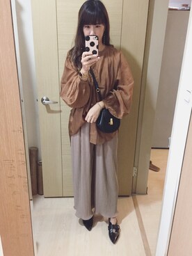 Winnie C 🇹🇼さん（レディース・163cm）の秋コーディネート