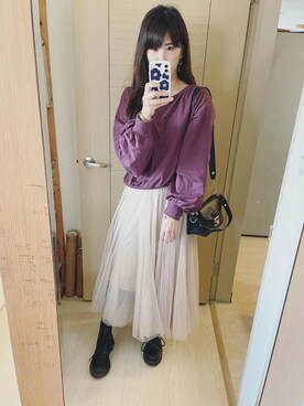 「WIRED（ワイアード）のアイテム」を使った、Winnie C 🇹🇼さん（レディース・163cm）の冬コーディネート