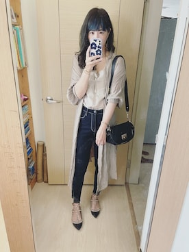 「Kastane」｜「アイテム（腕時計）」を使った、Winnie C 🇹🇼さん（レディース・163cm）の春コーディネート